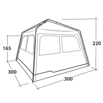 Prístrešok Outwell Fastlane 300 Shelter