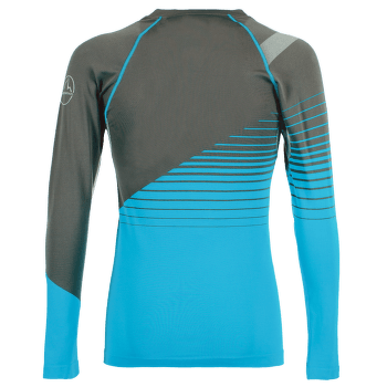 Tričko dlhý rukáv La Sportiva Castor Long Sleeve Men Carbon/Tropic Bl