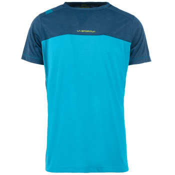 Tričko krátky rukáv La Sportiva Crunch T-Shirt Men Tropic Blue/Opal