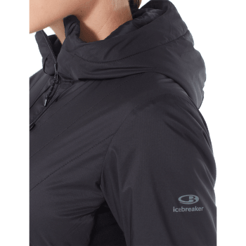 Bunda Icebreaker Hyperia Lite Hybrid Hooded Jacket Women Black001