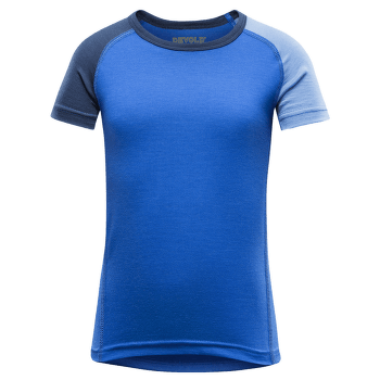 Tričko krátky rukáv Devold Breeze Kid Shirt 250 ROYAL