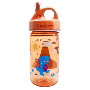 Fľaša Nalgene Grip´n Gulp (Sippy Cup) Orange/volcano 2182-3212