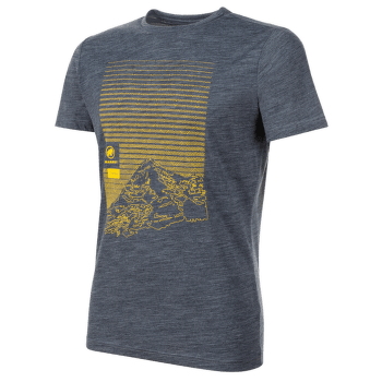 Triko krátký rukáv Mammut Alnasca T-Shirt Men (1017-01770) peacoat melange