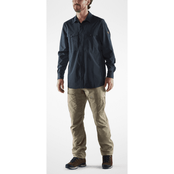 Košeľa dlhý rukáv Fjällräven Abisko Trekking Shirt Men Dark Navy