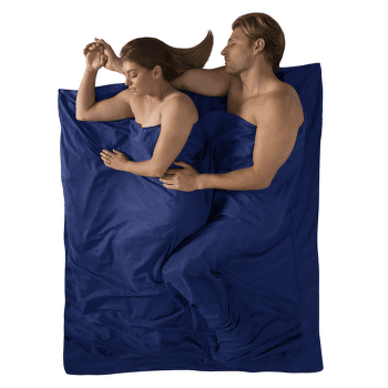 Vložka do spacáku Sea to Summit Silk Cotton Travel Liner Double Navy Blue (NB)