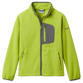 Fast Trek™ III Fleece Full Zip Kids Bright Chartreuse, City Grey 386