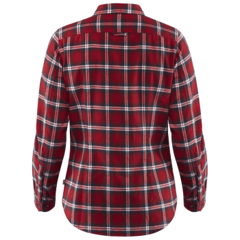 Košeľa dlhý rukáv Fjällräven Övik Flannel Shirt Women Deep Red