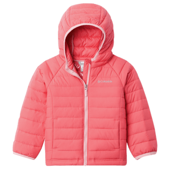 Powder Lite™ Hooded Jacket Girls Bright Geranium 673