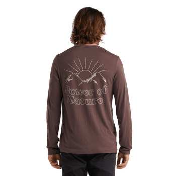 Tričko dlhý rukáv Icebreaker Tech Lite II LS Tee Power of Nature Men MINK