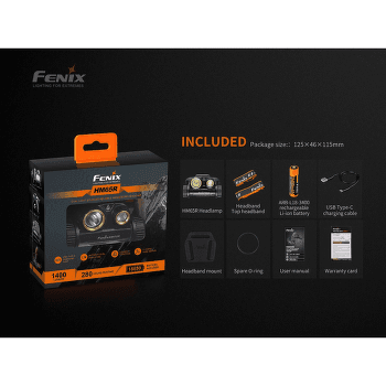 Čelovka Fenix HM65R + E-LITE