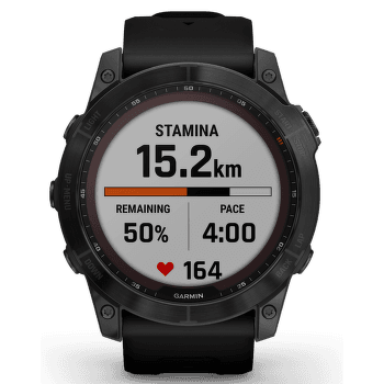 Hodinky Garmin fenix 7X Sapphire Solar Titan Black/Black Band