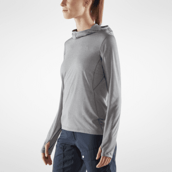 Triko dlouhý rukáv Fjällräven Abisko Sun-hoodie Women Ultramarine