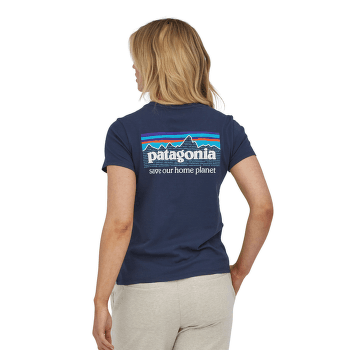 Tričko krátky rukáv Patagonia P-6 Mission Organic T-Shirt Women Night Plum