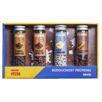 Strava Sens Cvrčci v čokoládě - Dárkový set 4 chutí
