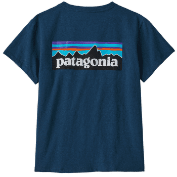 Triko krátký rukáv Patagonia P-6 Logo Responsibili-Tee Women Tidepool Blue