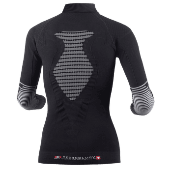 Tričko dlhý rukáv X-Bionic Energizer Evo Turtle Neck Women Black/White