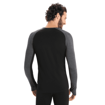 Triko dlouhý rukáv Icebreaker 260 ZoneKnit™ LS Crewe Men LAZURITE/SOLAR/CB