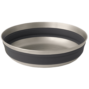 Miska Sea to Summit Detour Stainless Steel Collapsible Bowl - L Beluga Black