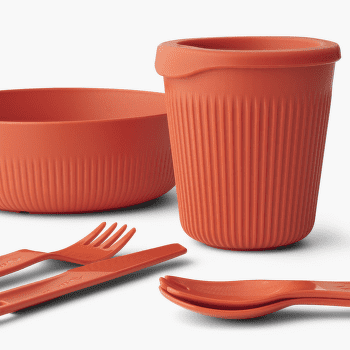 Set Sea to Summit Passage Dinnerware Set - [1P] [6 Piece] Spicy Orange