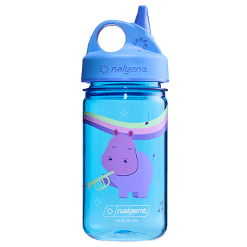 Láhev Nalgene Grip´n Gulp Sustain Blue Musical Hippo