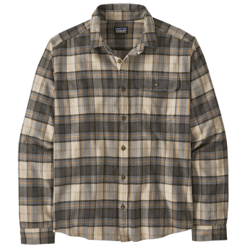 Košeľa dlhý rukáv Patagonia Long-Sleeved Cotton in Conversion Lightweight Men Spotter: Forge Grey