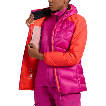 Bunda La Sportiva BIVOUAC DOWN Jacket Women Velvet/Cherry Tomato