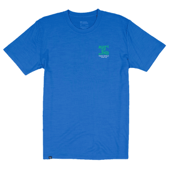 Tričko krátky rukáv Mons Royale Icon Merino Air-Con T-Shirt Pop Blue