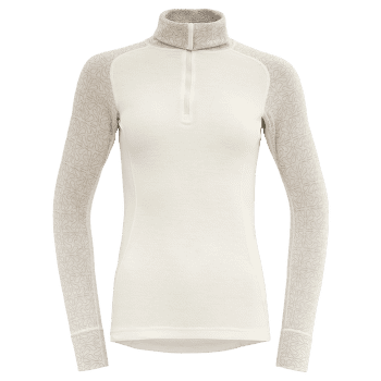 Tričko dlhý rukáv Devold Duo Active Zip Neck Women (328 244) 010A RAW WHITE