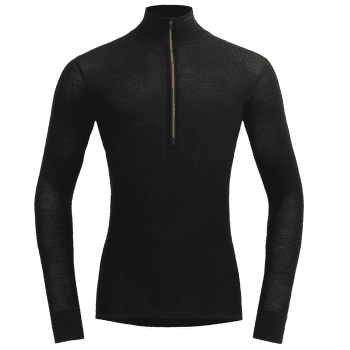 Triko dlouhý rukáv Devold Wool Mesh 190 Zip Neck Men 960A CAVIAR