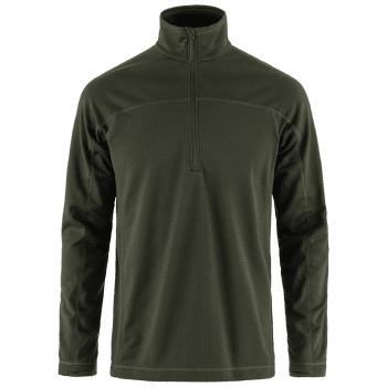 Mikina Fjällräven Abisko Lite Fleece Half Zip Men Deep Forest