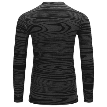 Tričko dlhý rukáv Aclima WarmWool Crew Neck Man Black Motion