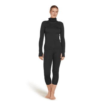 Mikina Icebreaker 300 MerinoFine™ Polar LS Roll Neck Women Black