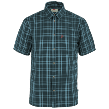 Košeľa krátky rukáv Fjällräven Övik Lite Shirt SS Men Dark Navy-Dawn Blue