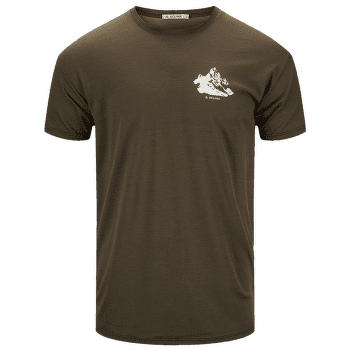 Tričko krátky rukáv Aclima LightWool Tee Mountain Men Tarmac