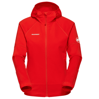 Mikina Mammut Massone ML Hooded Jacket Women 3778 mammut red