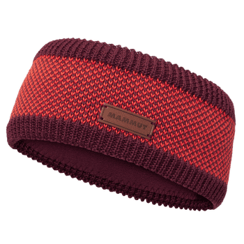 Čelenka Mammut Snow Headband 3809 vin-mammut red