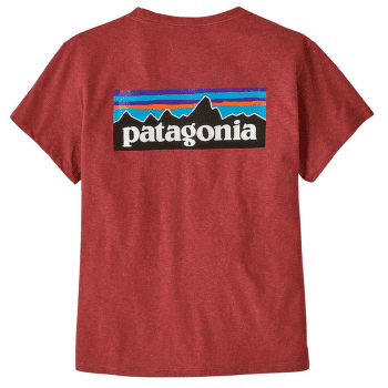 Triko krátký rukáv Patagonia P-6 Logo Responsibili-Tee Women Potters Red