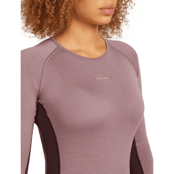 Triko dlouhý rukáv Icebreaker Merino 260 ZoneKnit™ LS Crewe Women JAVA/SUMMIT/CB