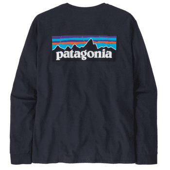 Triko dlouhý rukáv Patagonia Long-Sleeved P-6 Logo Responsibili-Tee Men New Navy