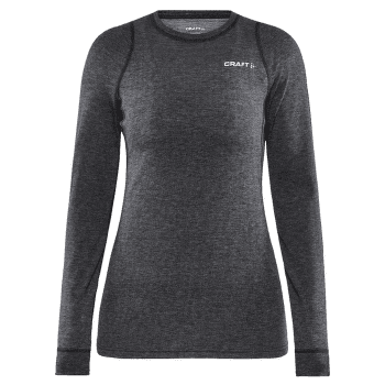 Tričko dlhý rukáv Craft Core Wool Merino LS Tee Women 998000 Black Melange