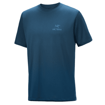 Tričko krátky rukáv Arcteryx Kragg SL Cotton Bird Word SS Men Nightscape / Lt Night