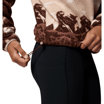 Mikina Columbia Helvetia™ II Printed Cropped Half Snap Women Tobacco Sisters, Dark Stone 256
