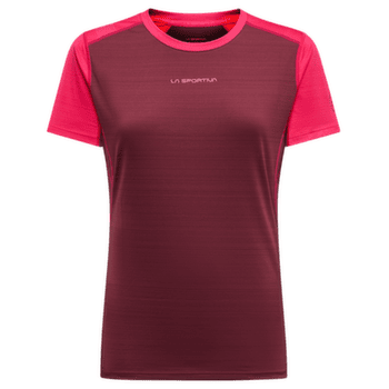 Tričko krátky rukáv La Sportiva SUNFIRE T-SHIRT Women Redwood/Azalea