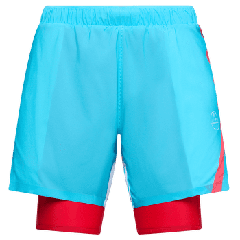Kraťasy La Sportiva FLOW 5" SHORT Women Malibu Blue/Hibiscus