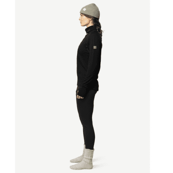 Triko dlouhý rukáv Devold Expedition Zip Neck Woman 950 BLACK