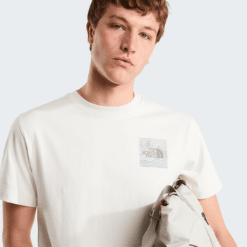 Tričko krátky rukáv The North Face Mountain Escape Relaxed Short Sleeve Tee - Graphic Men WHITE DUNE