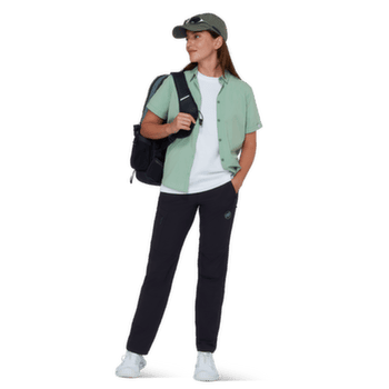 Košeľa krátky rukáv Mammut AADA SHIRT WOMEN alpine calamint-mammut red