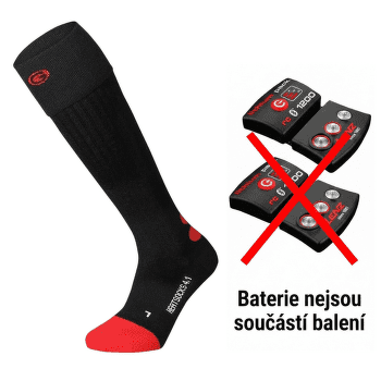Podkolenky Lenz heat sock 4.1 toe cap Black