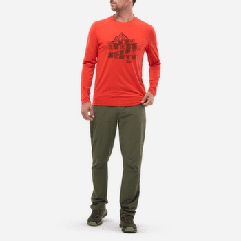 Tričko dlhý rukáv Millet SENECA TS LS UV Men PAPRIKA