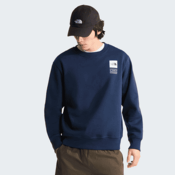 Mikina The North Face U TNF Celebration Relaxed Crew-Graphic Men SUMMIT NAVY
